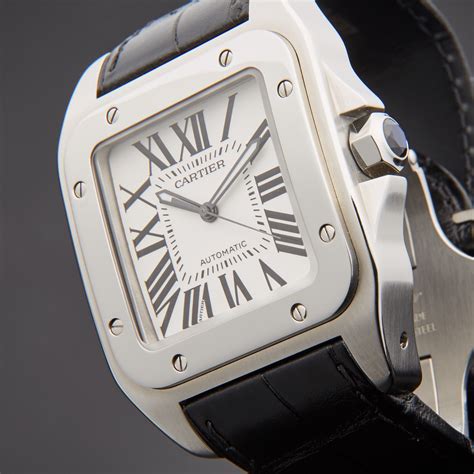 santos de cartier watch used|used cartier santos for sale.